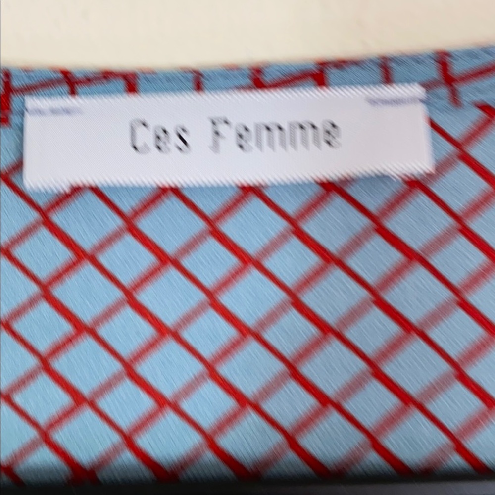 Ces Femme Geo Print Patterned Blouse - image 4